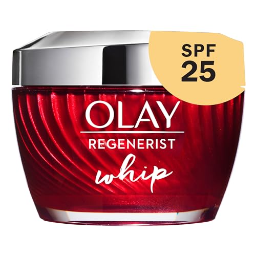 Olay Regenerist Whip Face Moisturizer Cream with Sunscreen SPF 25, 1.7 oz