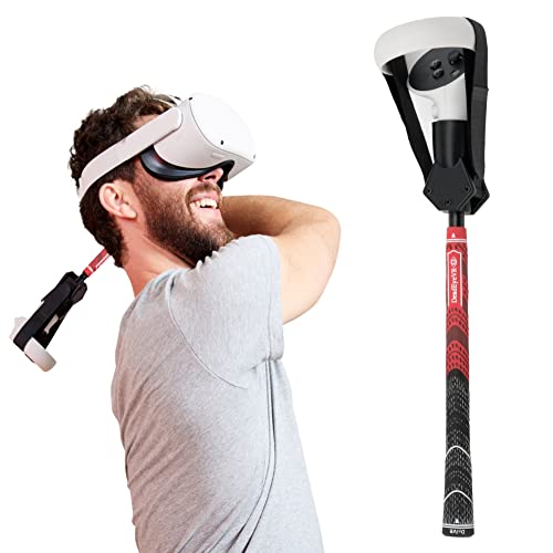 DeadEyeVR - DriVR Golf Club for Meta Quest, Meta Quest 2 and Rift S - Realistic VR Golf Simulator Handle - Weighted VR Golf Club Grip for Enhanced Play