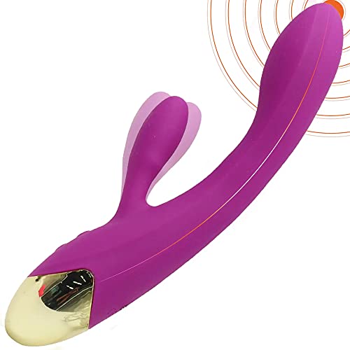 UNQZ Most Toys for Women USB Rechargeable Waterproof Gifts Soft for 10 Modes Adult Toys Fun Toys New Massage (Purple) (Purple)