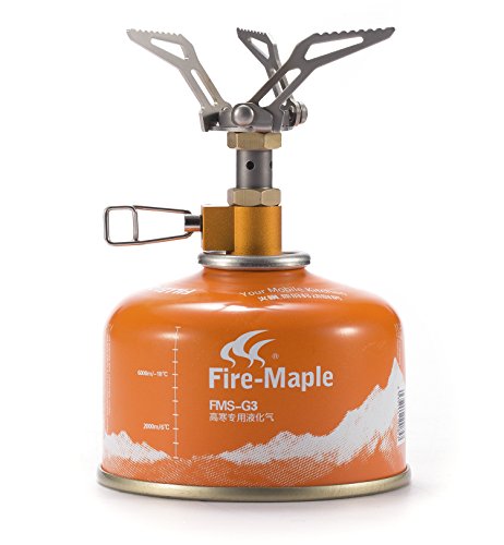 Fire-Maple FMS-300T Portable Stove Ultra Light, Hiking Stove Titanium for Backpacking Camping Outdoor, ISPO Design Award Gold Winner