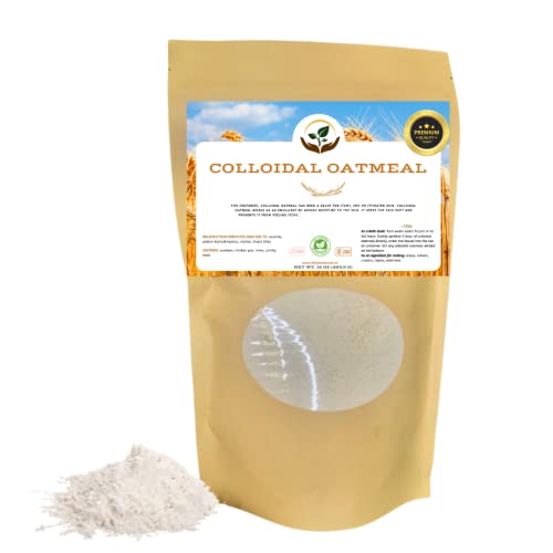 Dirty Treasures Organic Colloidal Oatmeal | Oatmeal Bath | Soap Making Colloidal Oatmeal |16 OZ