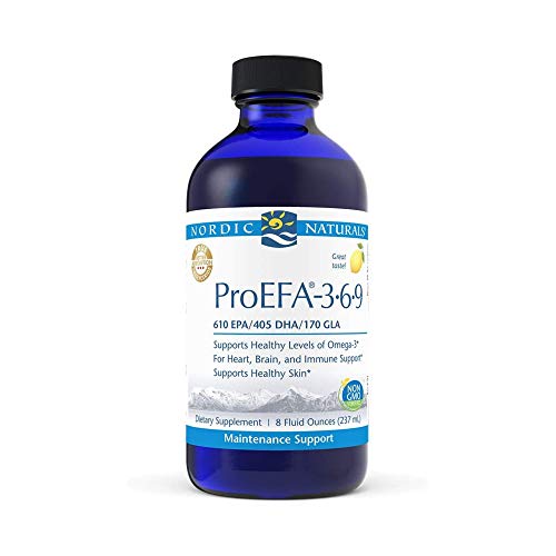 Nordic Naturals ProEFA 3-6-9, Lemon Flavor - 8 oz - 1270 mg Omega-3 - EPA & DHA with Added GLA - Healthy Skin & Joints, Cognition, Positive Mood - Non-GMO - 48 Servings