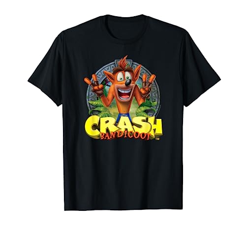 Crash Bandicoot - Crash Peace Stone Frame T-Shirt