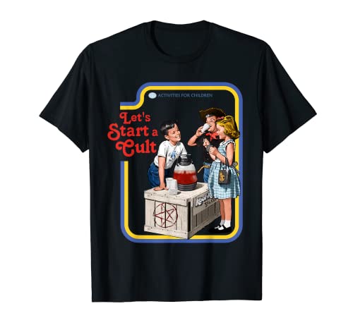 Vintage Cult Classic Fit T-Shirt: Round Neck, Short Sleeve, Black Cotton-Polyester Blend