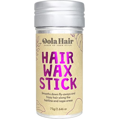 Dolahair Hair Wax Stick - Flyaway Control and Styling Pomade for Kids, Women, and Men - Hair Bun Maker and Accessories