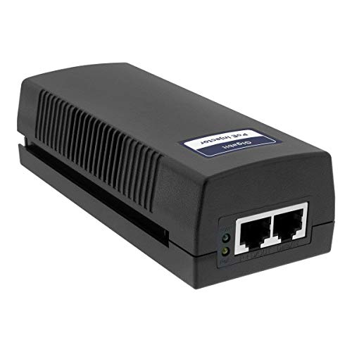 BV-Tech Gigabit Power Over Ethernet PoE+ Injector | 30W | Plug & Play | up to 325 Feet