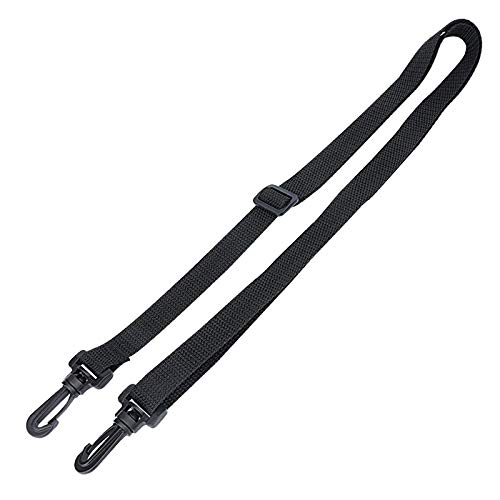 RICHEN Replacement Shoulder Strap,Swivel Clips & Antiskid Buckle Slide,Adjustable Bag Belt for Water/Wine/Tea Bottle Carrier Sling Bag Pouch Case (2 packs)