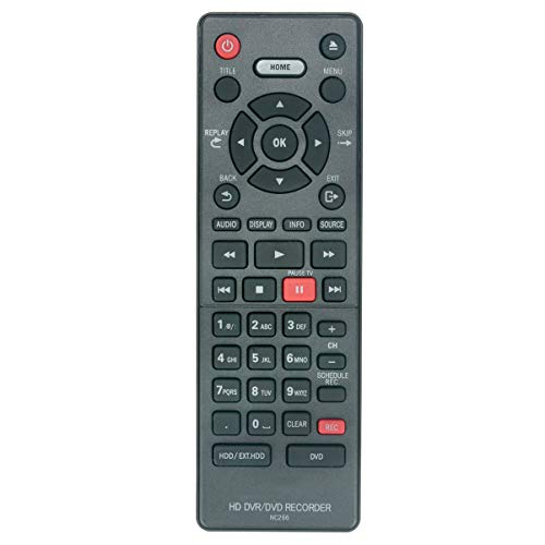 NC266UH NC266 Replacement Remote Control Applicable for Magnavox HD DVR DVD Recorder MDR868H MDR868H/F7 MDR865H MDR865H/F7 MDR867H MDR867H/F7 MDR515H/F7