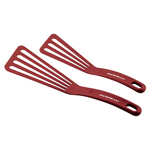 Rachael Ray KitchenTools and Gadgets Nylon Cooking Utensils / Spatula / Fish Turners - 2 Piece, Rose