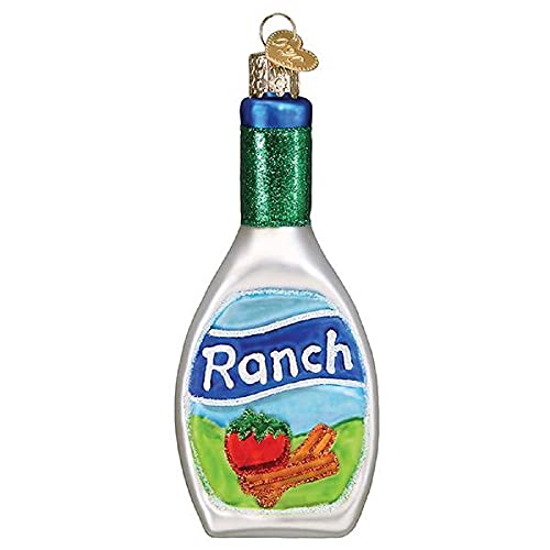 Old World Christmas Ranch Dressing Blown Glass 2020 Unique Christmas Ornaments for Christmas Tree Decorations