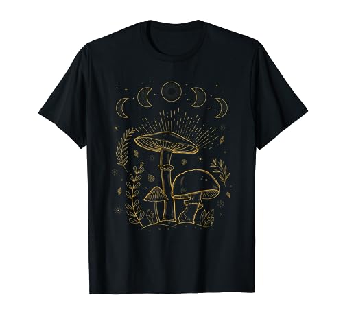 Goblincore Aesthetic Dark Academia Cottagecore Mushroom Short Sleeve T-Shirt