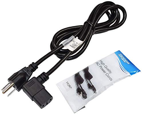 HQRP AC Power Cord fits Samsung LN-T2342H LN-T2353H LN-T2353HT LN-T2354H LN-T2632H LN-T2642H HDTV TV LCD LED Plasma DLP Mains Cable
