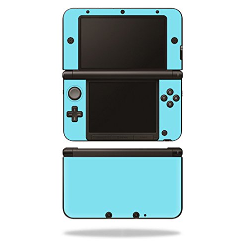 MightySkins Skin Compatible with Nintendo 3DS XL Original (2012-2014 Models) Sticker Wrap Skins Solid Baby Blue