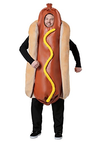 Fun Costumes - Adult Hot Dog Costume Adult Food Standard