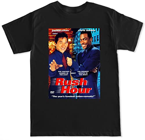 FTD Apparel Men's Rush Hour Cover T Shirt - XXL Black