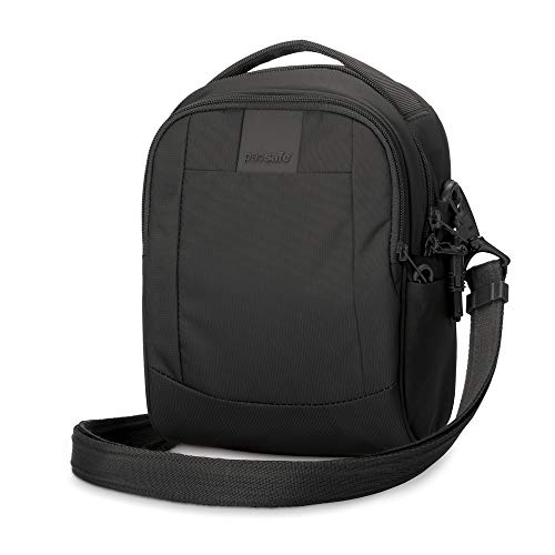 Pacsafe Metrosafe LS100 3 Liter Anti Theft Shoulder Bag - Fits 7 inch Tablet, black