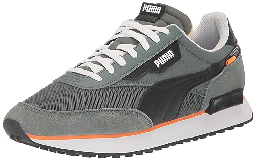 PUMA Men's FUTURE RIDER CORE Sneaker, Balsam Green-Puma White, 11