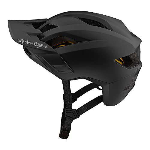 Troy Lee Designs Flowline Mountain Bike Helmet for Max Ventilation Lightweight EPS Racing Downhill DH BMX MTB - Youth (Orbit-Black, OSFA)