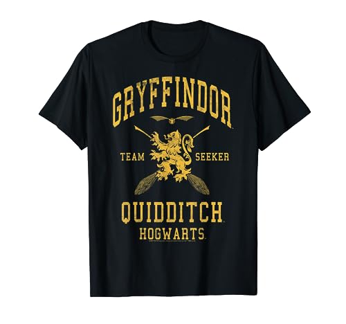 Harry Potter Gryffindor Team Seeker Hogwarts Quidditch T-Shirt