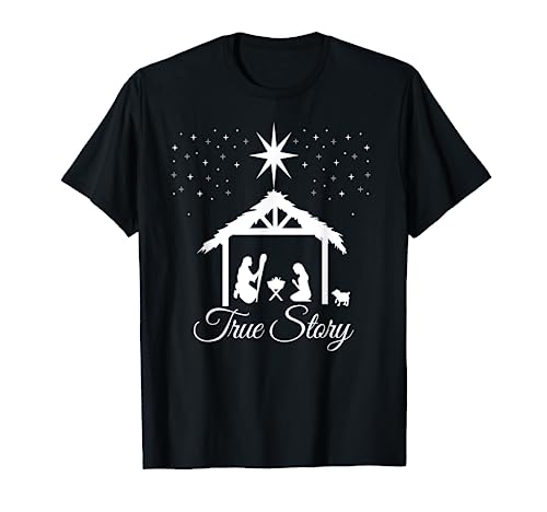 Christmas Nativity Shirt True Story Nativity Scene Gifts