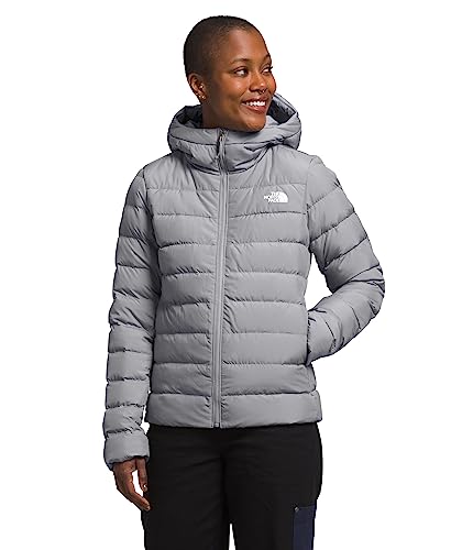 THE NORTH FACE Women’s Aconcagua Down Insulated Hoodie, Meld Grey, Medium