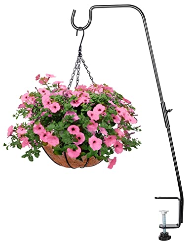 BOLITE Deck Hook, 28Inch Bird Feeder Hanger for Hummingbird Feeders, Planters, Lanterns, Wind Chimes, Holiday Decorations and More, Heavy Duty