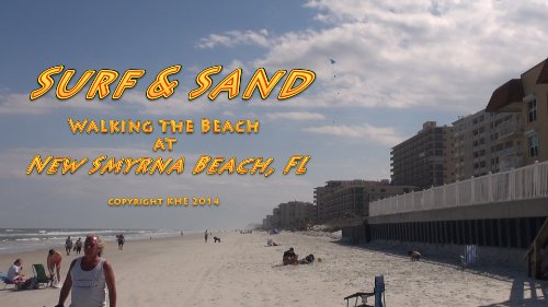 SURF & SAND Treadmill Walk on New Symrna Beach Florida, Exercise, Relaxation DVD