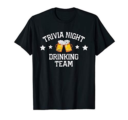 Trivia Night Drinking Team Quiz Game Matching Group T-Shirt