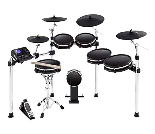 Alesis DM10 MKII Pro Kit - Premium Ten-Piece Electronic Drum Kit with Mesh Head and Chrome Rack