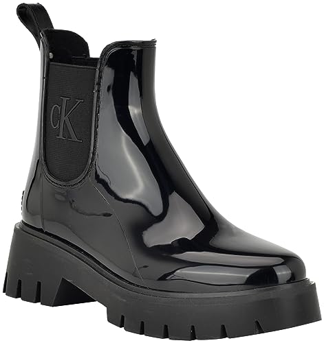 Calvin Klein Women's Wende Ankle Boot, Black 001, 9