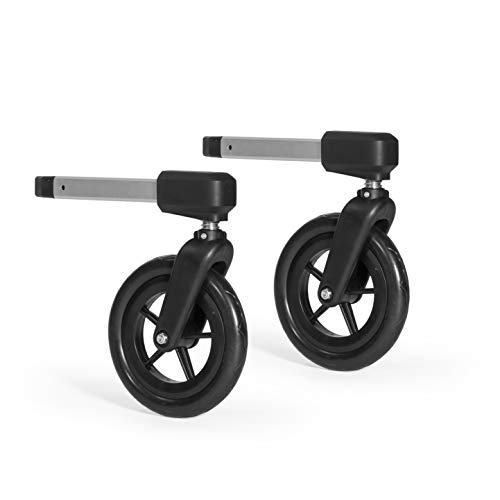 Burley Design Bike Trailer 2-Wheel Stroller Kit, Black/Silver