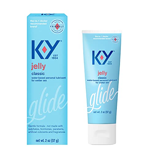 K-Y Jelly Personal Lubricant (2oz), Premium Water Based Lube For Men, Women & Couples