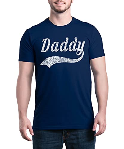 shop4ever Daddy Classic Baseball T-Shirt Sport Shirts Medium Navy 0