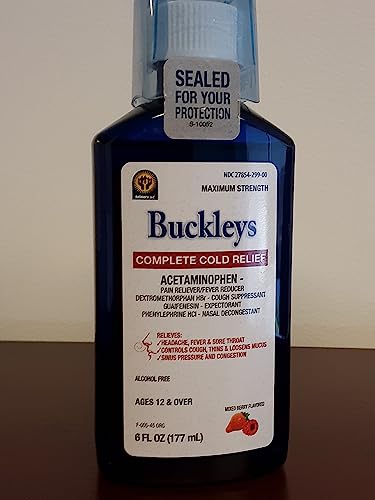 Buckley's Complete Cold Relief - Fast and Natural Relief from Common Cold Symptoms