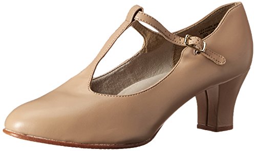 Capezio Jr. Footlight T-Strap Caramel Dance Shoe - 9.5 M US