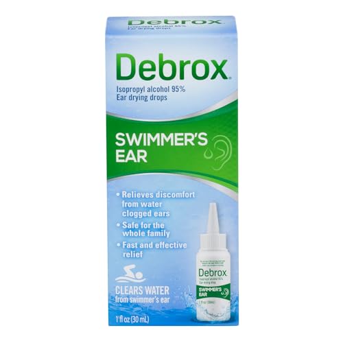 Debrox Swimmer’s Ear Drops, Ear Drying Drops for Adults and Kids, 1 Fl Oz