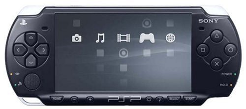 Sony Playstation Portable (PSP) 2000 Series Handheld Gaming Console System (Renewed) (Black)