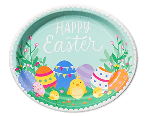 American Greetings 36-Count Paper Dinner Plates, Easter Party Supplies