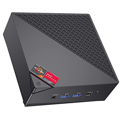 ACEMAGICIAN [Dual LAN Mini Gaming PC] AMD Ryzen 7 5800U Mini PC Windows 11 16GB DDR4 512GB NVMe SSD Mini Computers (8C/16T, up to 4.4Ghz), 4K Triple Display Mini Desktop Bluetooth/WiFi 6/Dual Channel