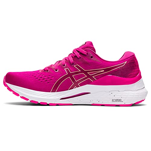 ASICS Women's Gel-Kayano 28 Running Shoes, 7.5, Fuchsia RED/Pink GLO