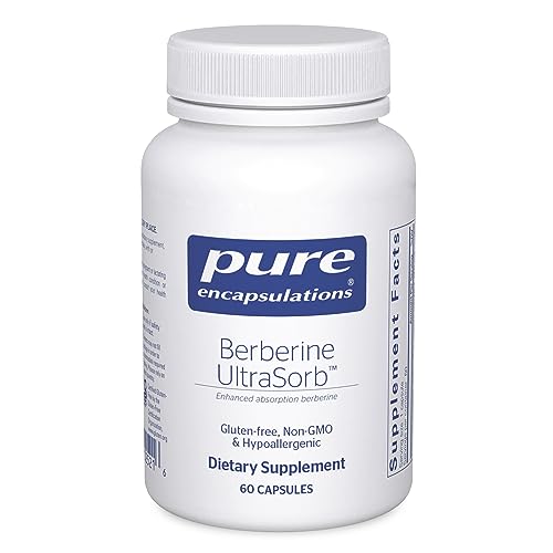 Pure Encapsulations Berberine UltraSorb | Enhanced Absorption Berberine | 60 Capsules