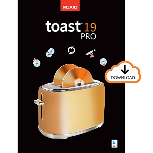 [Old Version] Roxio Toast 19 Pro | CD, DVD & Blu-ray Burner for Mac | Disc Burning, File Conversion, Multimedia Editing Suite [Mac Download]