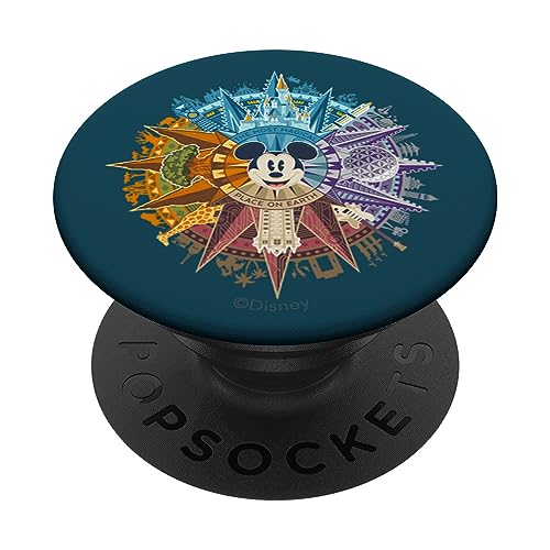 Disney World 50th Anniversary Mickey Mouse PopSockets Swappable PopGrip