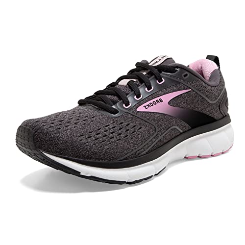 Brooks Women's Transmit 3 Running Shoe - Black/Lilac Sachet/Blackened Pearl - 8 Medium