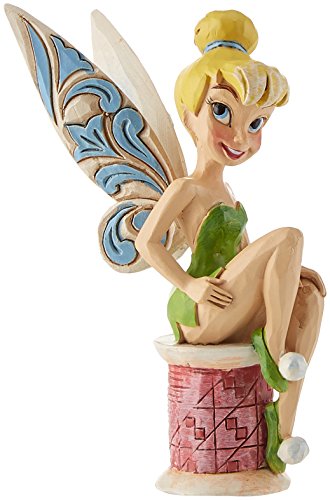 Disney Traditions by Jim Shore Tinker Bell Personality Pose Stone Resin Figurine, 4”