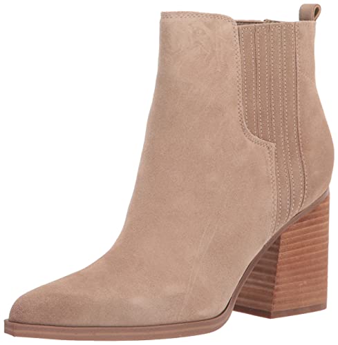 Marc Fisher Women's Matter Ankle Boot, Walnut Suede, 7.5