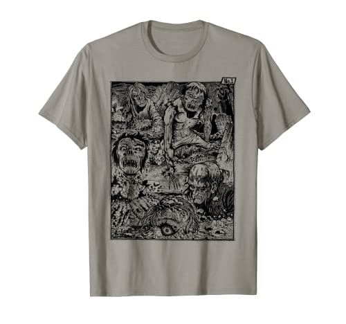 Vintage Zombie Night at the Cemetery The Living Dead T-Shirt