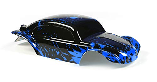 SummitLink Custom Body Muddy Blue Over Black Compatible for 1/10 Slash 4x4 VXL 2WD Slayer RC Car or Truck (Truck not Included) SSB-BB-01