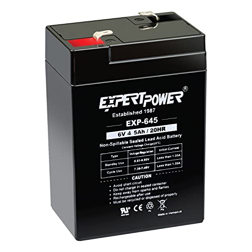 ExpertPower 6 Volt 4.5 Amp Rechargeable Battery (EXP645)
