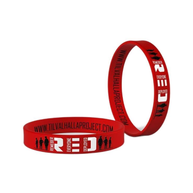 Til Valhalla Project Remember Everyone Deployed Silicone Band | Veteran Owned and Operated